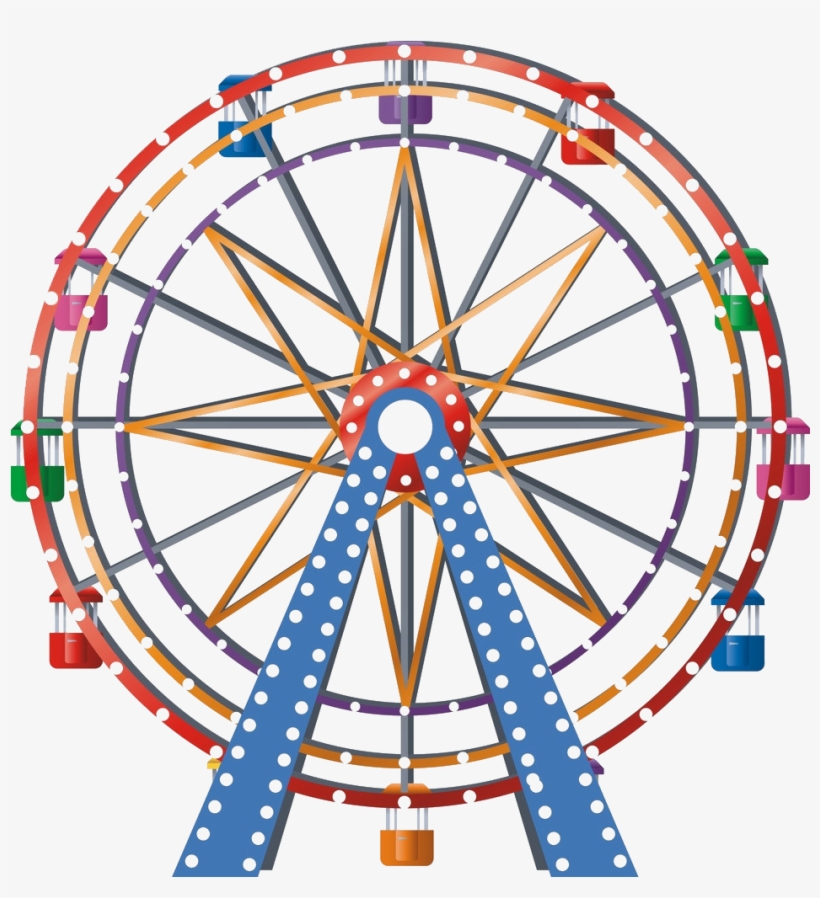 Vector Library Library Car Clip Art Dream Transprent - Ferris Wheel Clipart Png, transparent png download