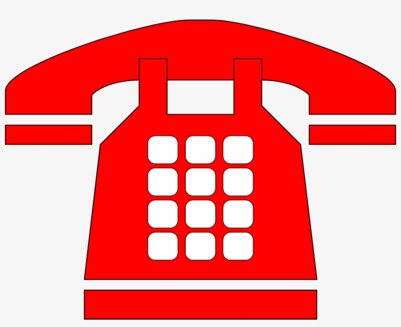 Telephone Clipart Telephone Logo - Red Telephone Logo, transparent png download
