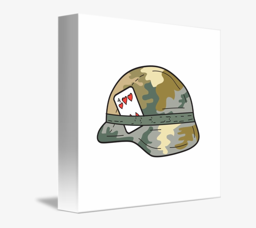 Vector Transparent Stock Camouflage Drawing Army Helmet - Army Helmet Drawing, transparent png download