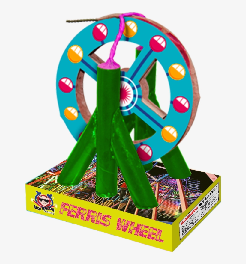 Fireworks Video Of Ferris Wheel - Games, transparent png download
