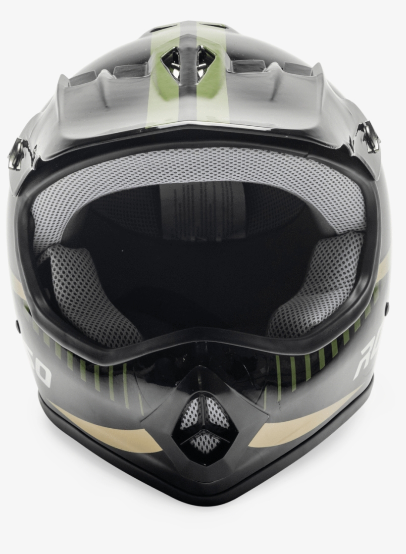 Rosso Off Road Motocross Atv Helmets For Kids Army - All-terrain Vehicle, transparent png download