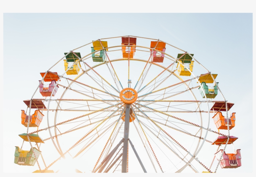 Ferris Wheel Png Download - Theme Park Colors, transparent png download
