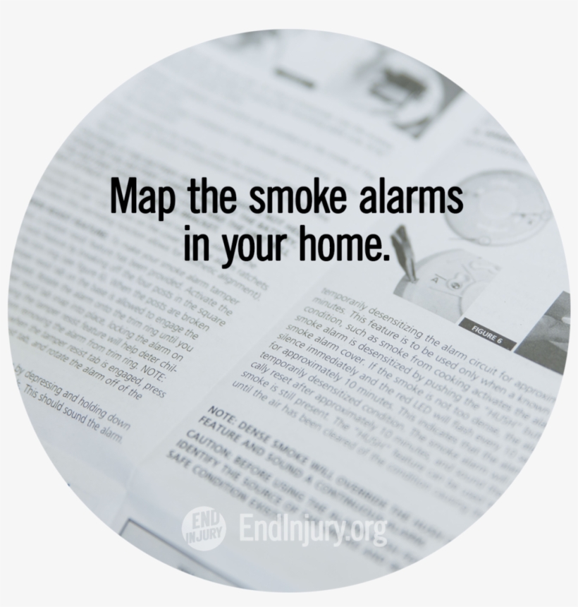 Map Smoke Alarms Action Photo - Circle, transparent png download