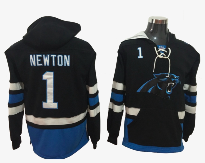 Carolina Panthers Lacer - Carolina Panthers Lacer - Cam Newton Black Pullover, transparent png download