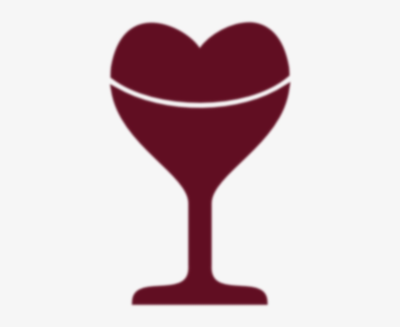 How To Set Use Wine Heart Glass Clipart, transparent png download