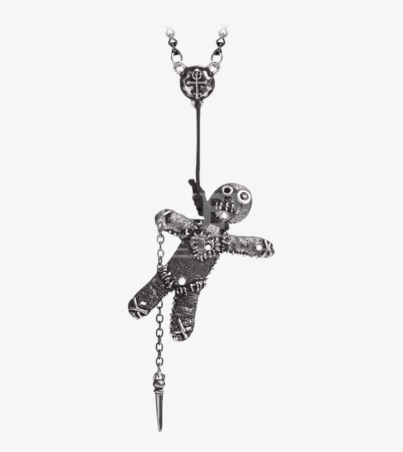 Alchemy Gothic Voodoo Doll Pendant, transparent png download