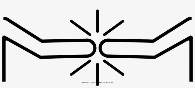 Fist Bump Coloring Page - Drawing, transparent png download
