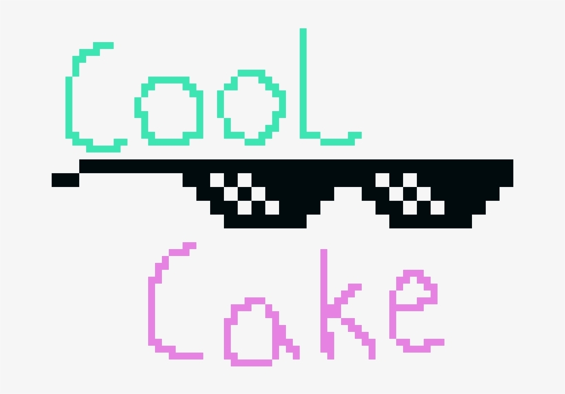 Mlg Glasses - Sunglasses Pixel Art, transparent png download
