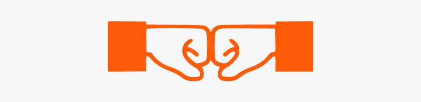 Draw People Fist Bumping, transparent png download