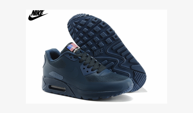 Mais Visualizações - Cheap Nike Air Max 90 Womens Black Running Shoe, transparent png download