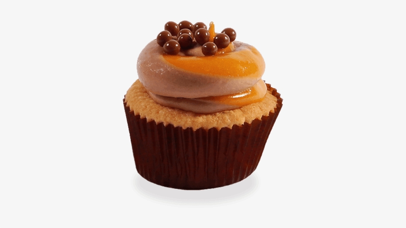 Passion Fruit Cupcake With Chocolate, transparent png download