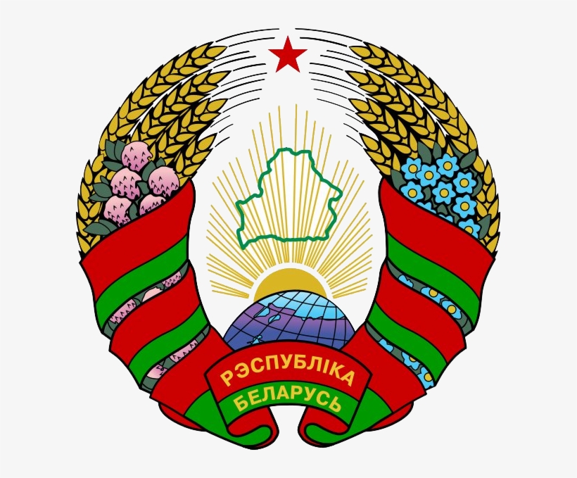 Tempus 159161 Tempus Se Tempus Smgr - Belarus. Coat Of Arms Square Sticker 3" X 3", transparent png download