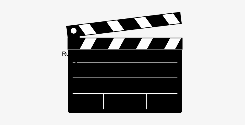Clipboard Movie Film Clap Blank Black Scen - Claqueta De Cine Png, transparent png download