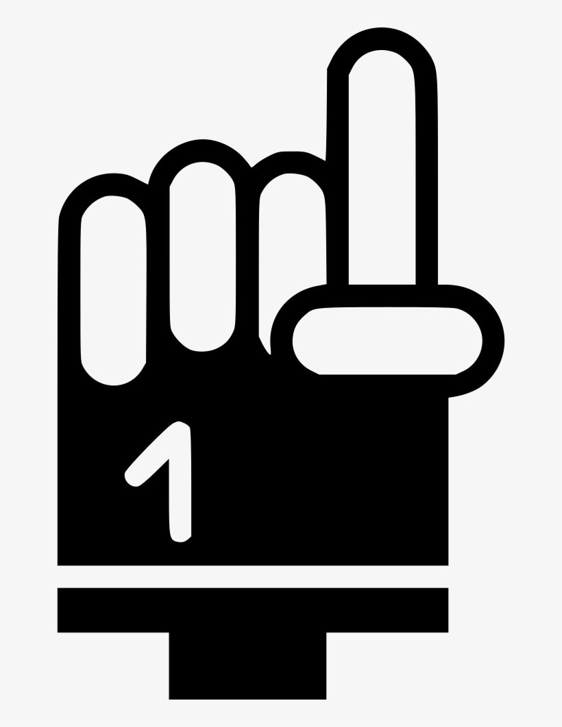 Football Fan Glove Comments - Football Fan Png Icon, transparent png download