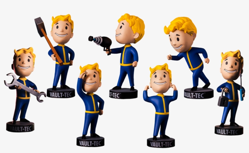 Photo Of Vault Boy 111 Bobbleheads Series One - Fallout 4 Vault Boy 111 Bobble Head Series 1: Endurance, transparent png download