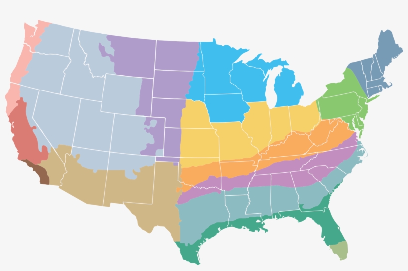 Map - United States Of America Silhouette, transparent png download