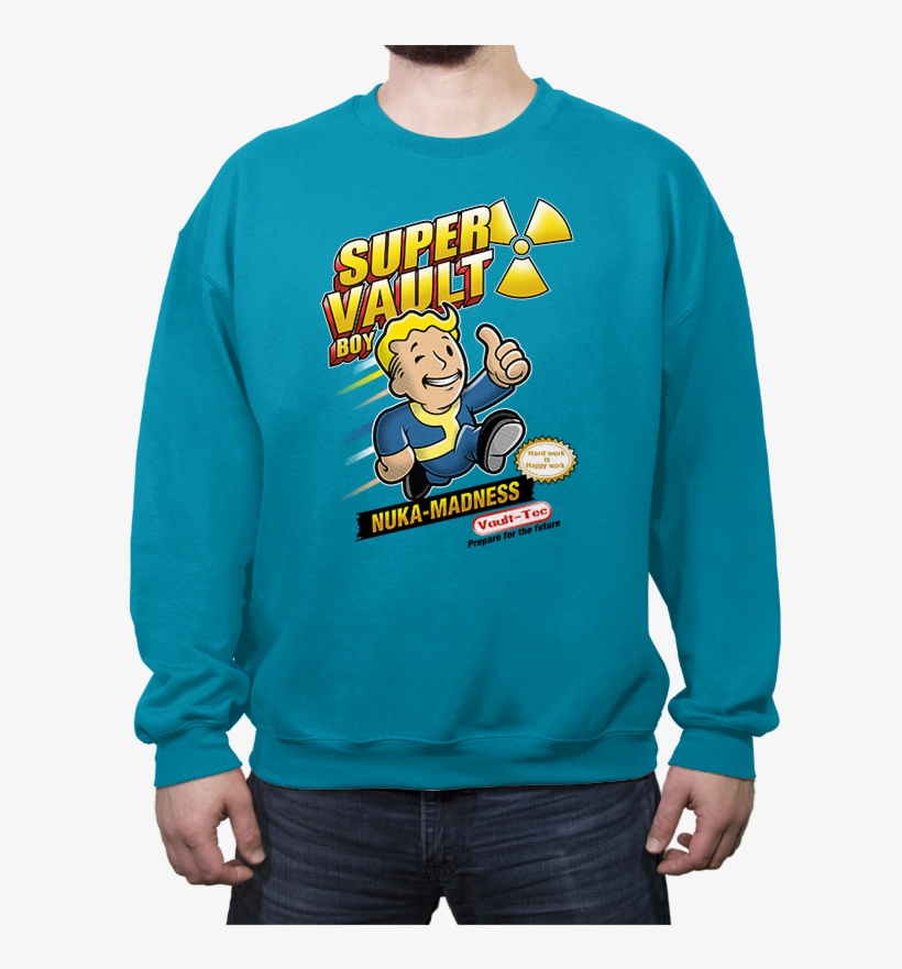 Super Vault Boy - Crew Neck, transparent png download