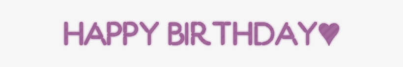 Texto Png Happy Birthday By Smileeditions78 On Clipart - Happy Birthday Png Purple, transparent png download