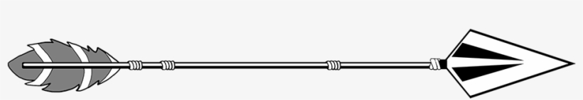 Arrow With Feathers - Arrow, transparent png download