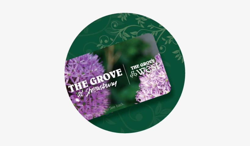 Gift Cards - The Grove At Shrewsbury, transparent png download