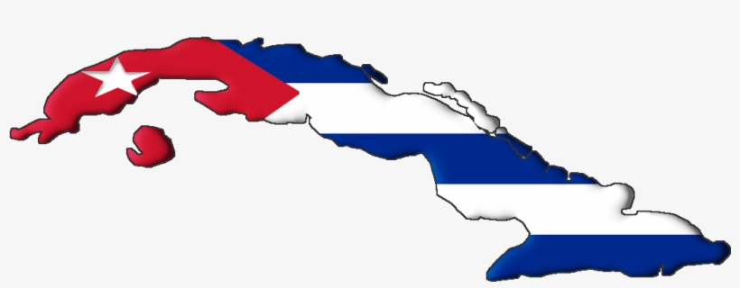 Cuba Flag - Cuba Flag Map, transparent png download