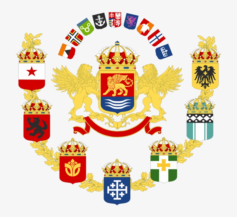 Coat Of Arms For High Def Version, See - Trident Coat Of Arms, transparent png download