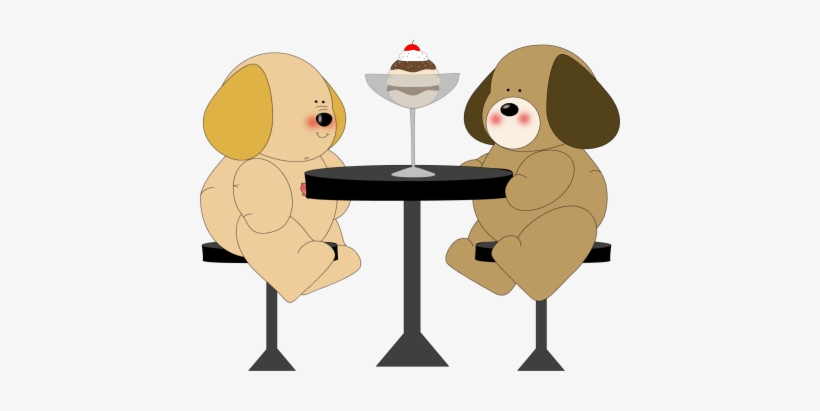 Ice Cream Clip Art Ice Cream Clipart Fans - Ice Cream On Table Cartoon, transparent png download