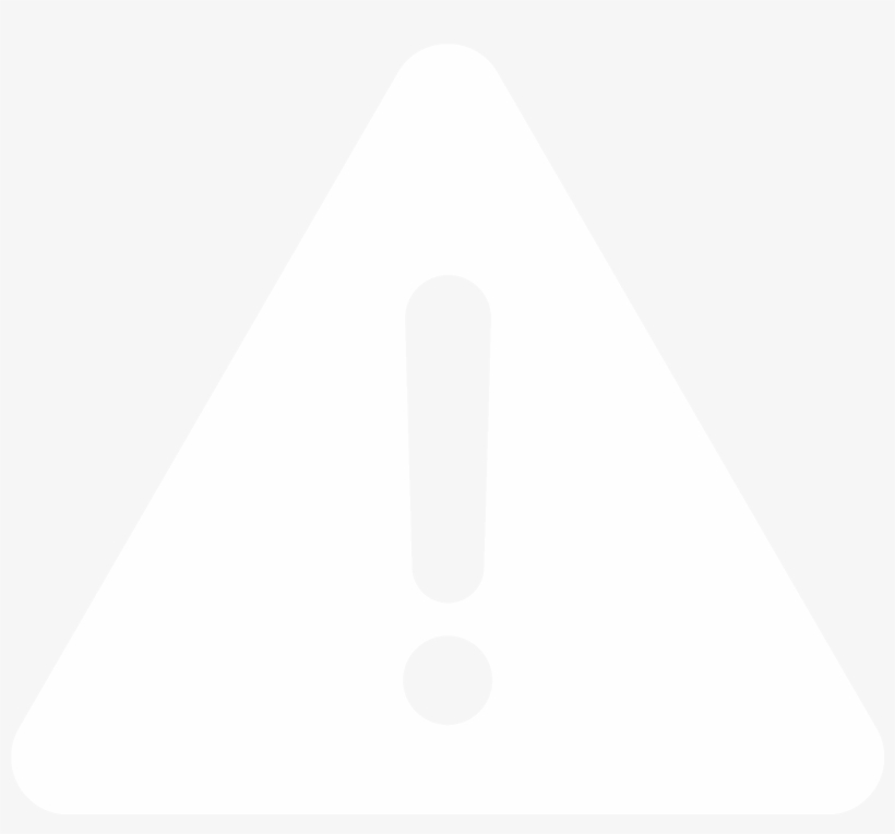 Report Gas Leak - Caution White Icon, transparent png download