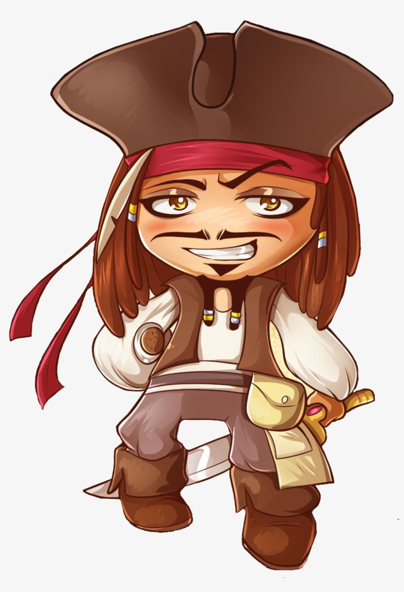 Jack Sparrow - Jack Sparrow Chibi, transparent png download
