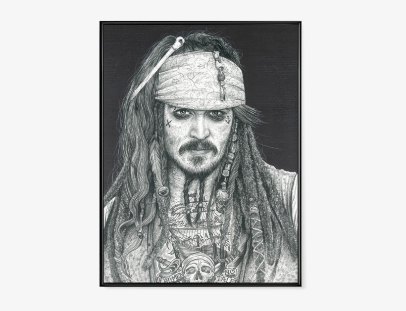 Inked Captain Jack Sparrow - Wayne Maguire, transparent png download