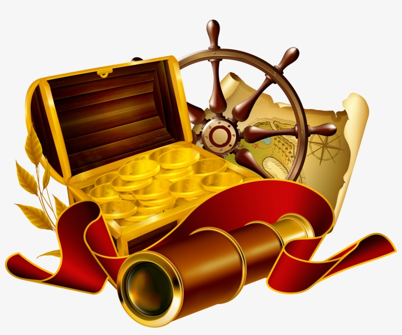 Pirates, Clip Art, Illustrations - Ship's Wheel, transparent png download