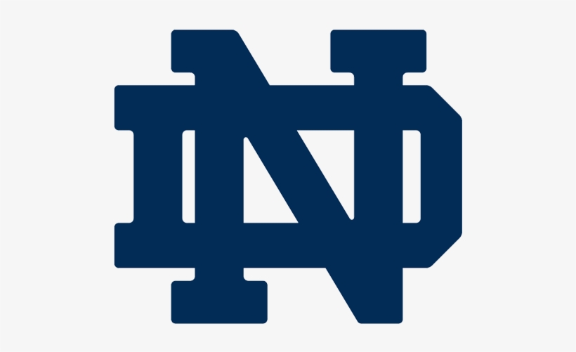 Notre Dame Leprechaun Png - Notre Dame Logo Nd, transparent png download