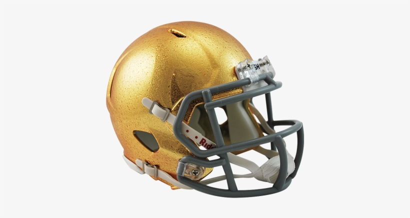 Notre Dame Hydrofx Riddell Speed Mini Helmet - Notre Dame Fighting Irish Speed Mini Helmet- Hydrofx, transparent png download