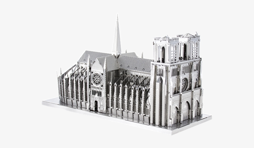 Metal Earth Iconx Notre Dame - Notre Dame Metal Earth, transparent png download
