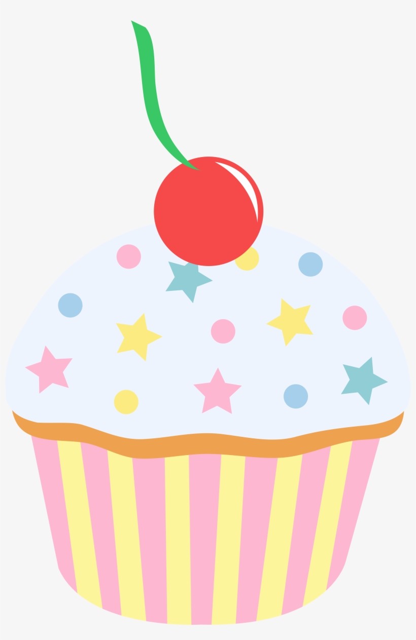 Png Black And White Library Cliparthot Of Cakes Vanilla - Vanilla Cupcake Clipart, transparent png download