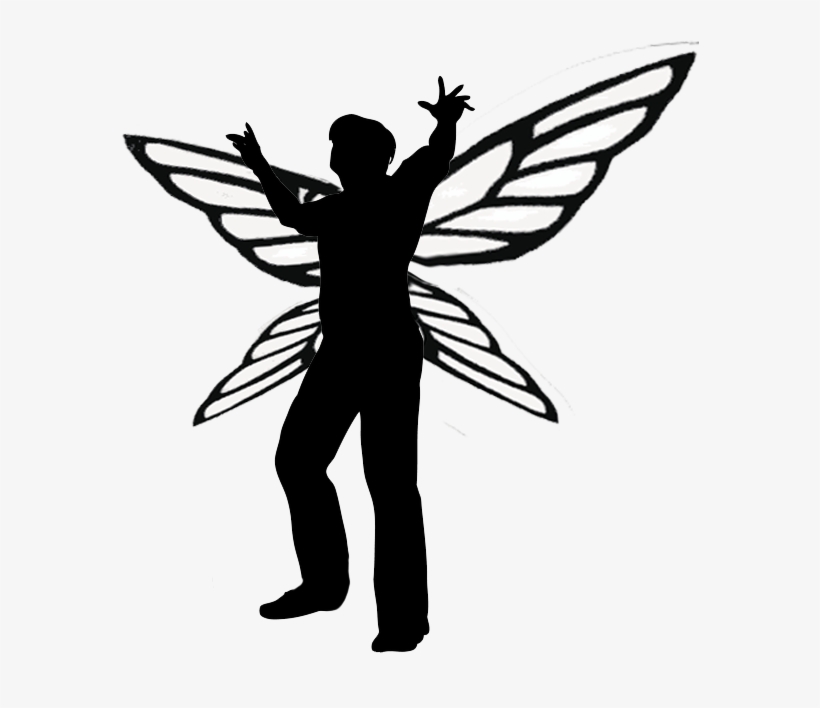 Not A Bad Bad Idea - Crying Fairy Silhouettes, transparent png download