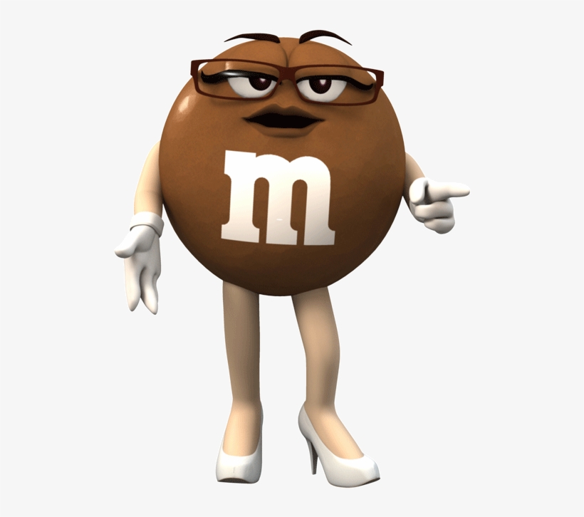 M&m's Brown Lady - Ms Brown M&m, transparent png download