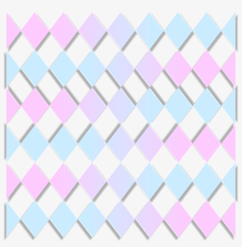 Gradient Geometric Diamonds 1534385 - Argyle Print, transparent png download
