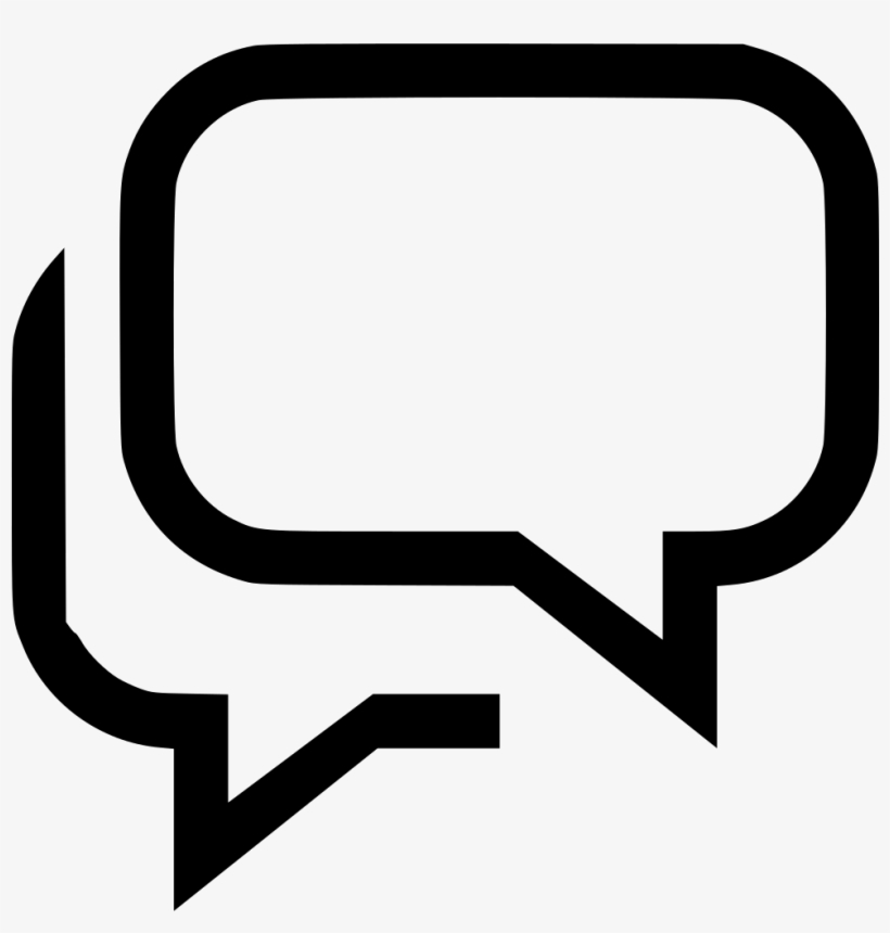 Bubble Chat Group Conversation Comments - Comunicacion Imagen Blanco Y Negro, transparent png download