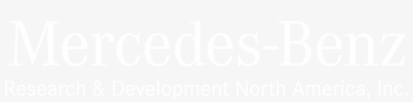 White Mercedes Logo Png For Kids - Mercedes Benz Research And Development North America, transparent png download
