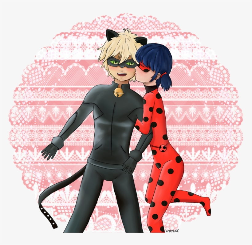Miraculous Ladybug And Chat Noir By Rawrblueart - Ladybug Y Chat Noir Fiesta, transparent png download
