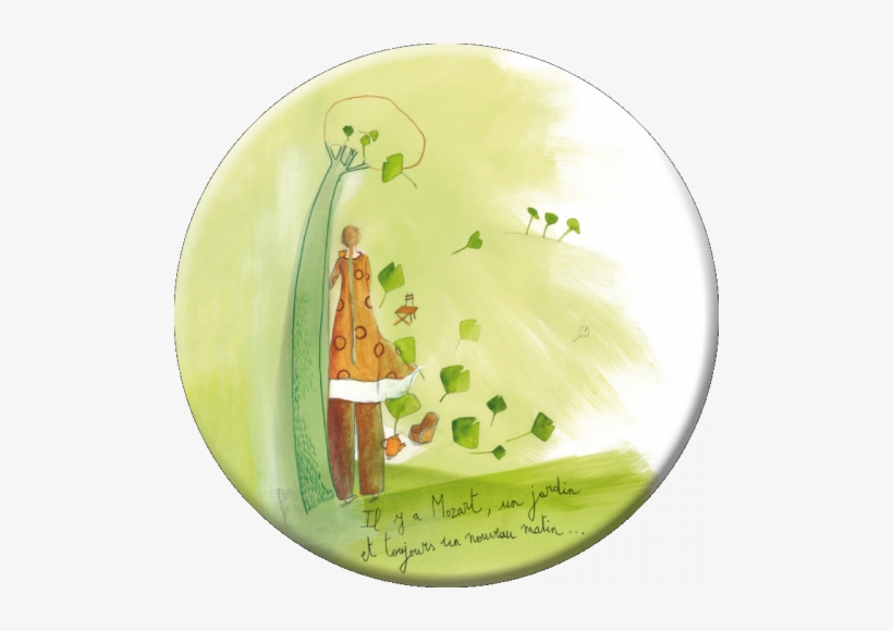 Anne-sophie Rutsaert Magnet "il Y A Mozart" - Illustration, transparent png download