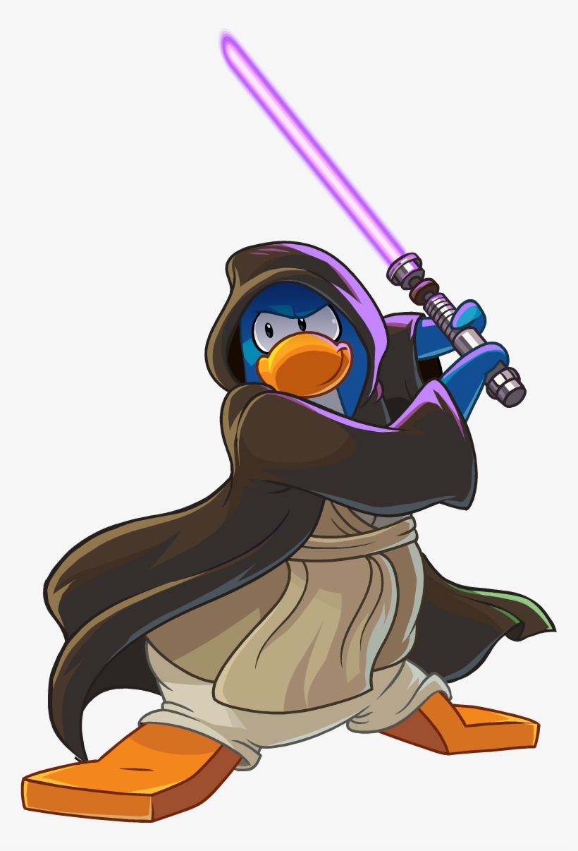 Purple Clipart Light Saber - Club Penguin Lightsaber, transparent png download