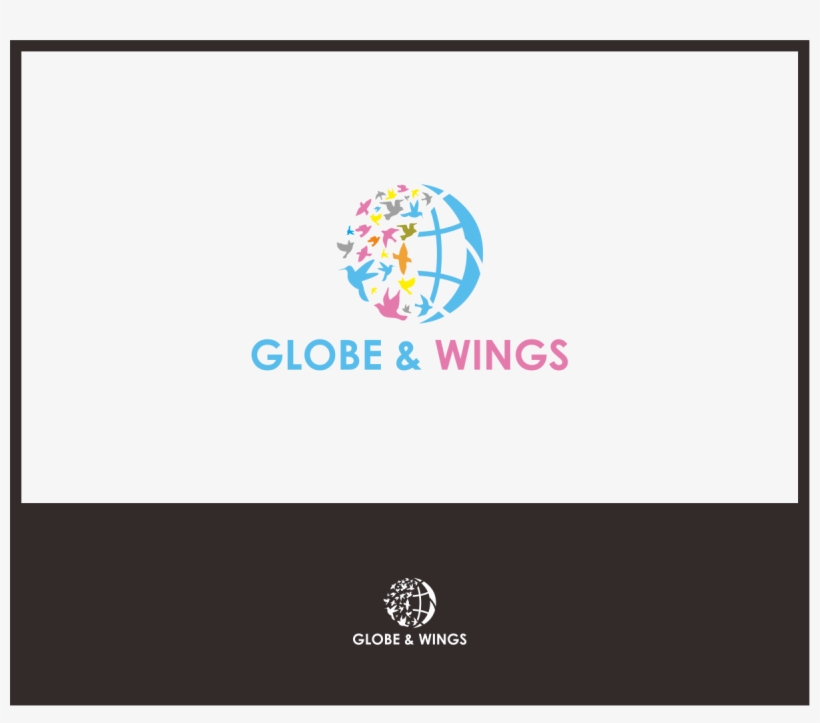 Logo Design By Ardi For Globe & Wings - Globe, transparent png download