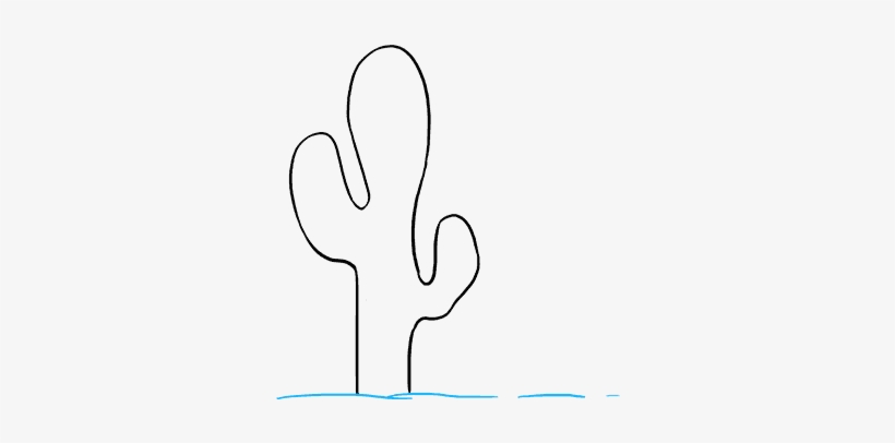 How To Draw Cactus - Cactus, transparent png download
