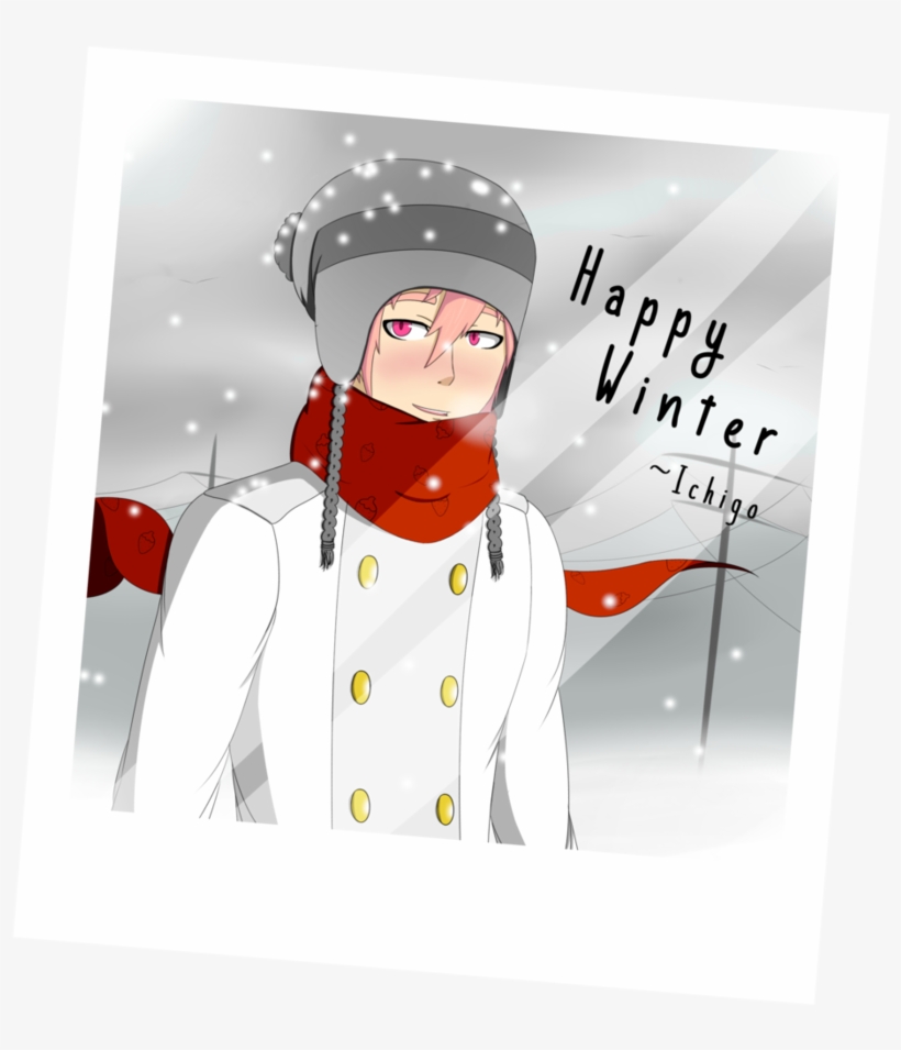 Happy Winter Anime Guy - Baking, transparent png download