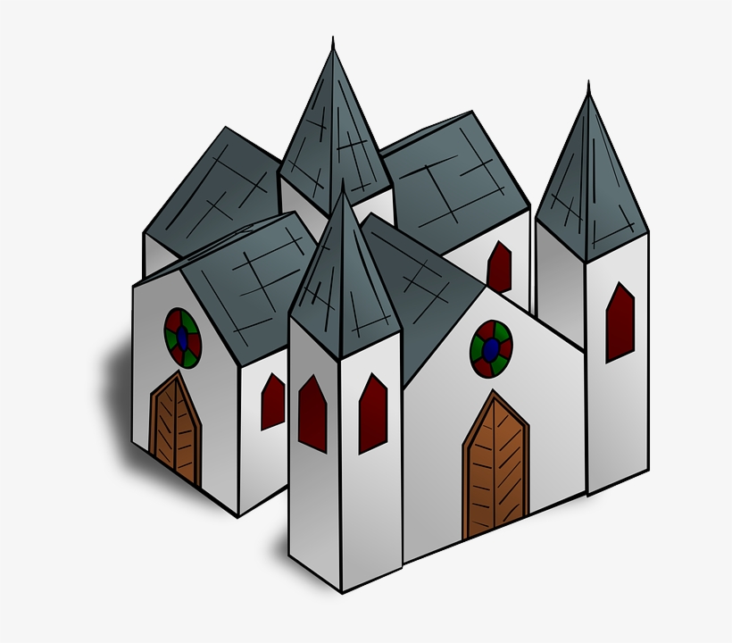 Building, Church, Map, Symbol, Religion, Game, Playing - La Construccion De La Iglesia, transparent png download
