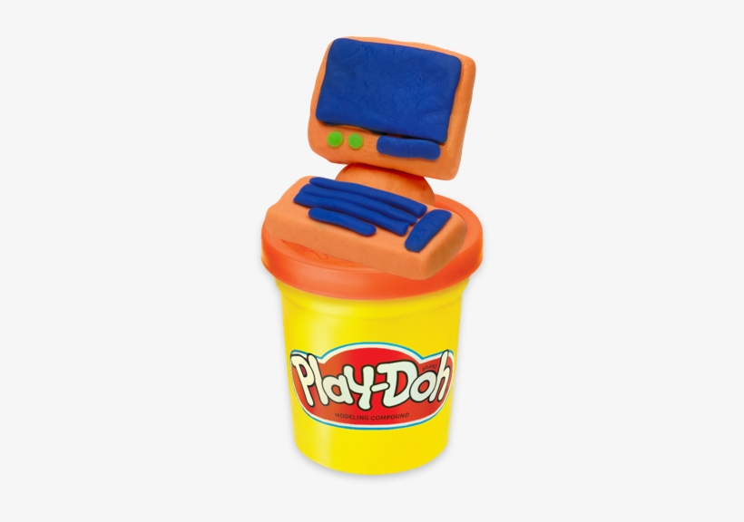 Books - Rucksack - Apple - Paint - Computer - Play-doh 6oz 4pk, transparent png download