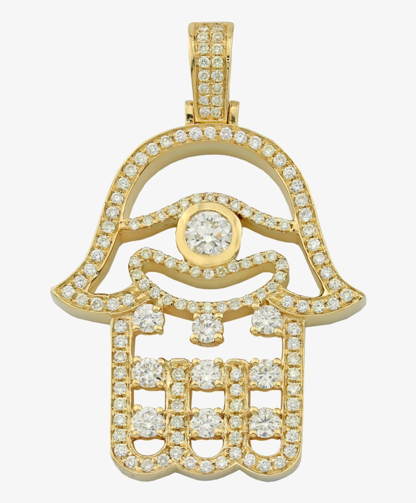 See-through Diamond Hamsa, transparent png download