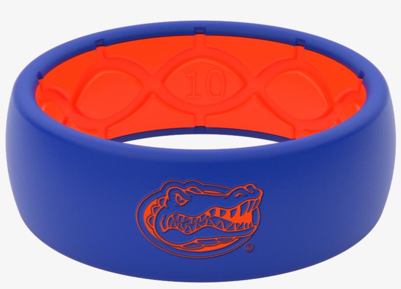 Florida Gators Collegiate Silicone Rings Blue Orange - Bracelet, transparent png download